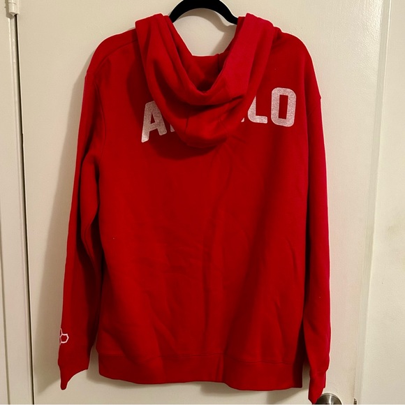Apollo Creed Rocky Red Zip-up Hoodie Jacket - Picture 6 of 6